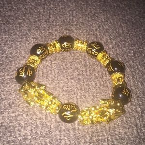 Double dragon head bracelet